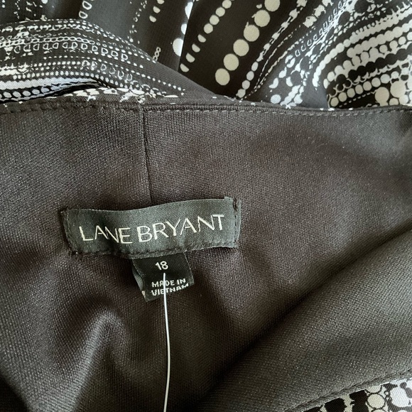 Lane Bryant Black and White Sheath Maxi Dress - Picture 4 of 10